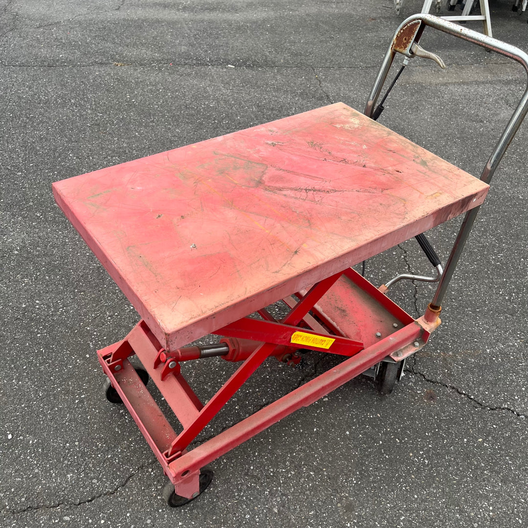 【店頭受取り限定】油圧台車 メーカー・型式・能力不明 300kg? 錆びあり 保証なし【岩槻店】