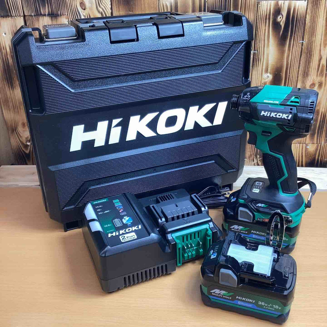 ハイコーキ(HIKOKI ※旧:日立工機) コードレスインパクトドライバ アグレッシブグリーン WH36DD(2XHLSZ) DIY ネジ ボルト 穴あけ 研磨 金属 研削【越谷店】