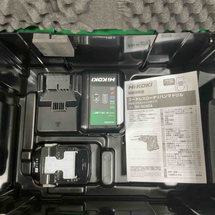 ★ハイコーキ(HIKOKI ※旧:日立工機) コードレスハンマドリル DH1826DA(2XPZ)【草加店】