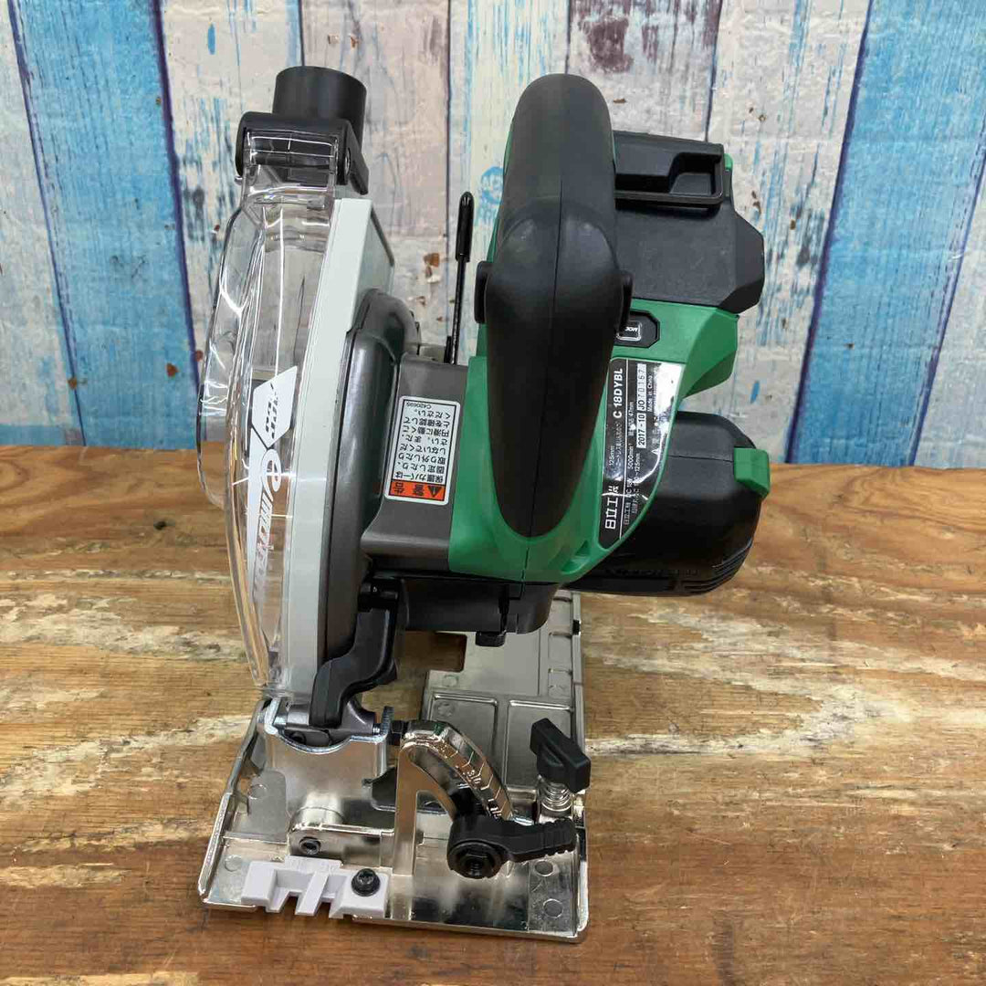 ★ハイコーキ(HIKOKI ※旧:日立工機) コードレス集じん丸のこ C18DYBL(NN) 本体のみ 集じんキャップ欠品【柏店】
