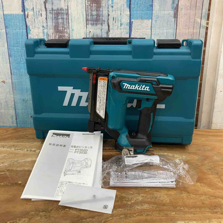 ★マキタ(makita) 18V コードレスピンネイラ PT353DZK 本体+ケース【柏店】