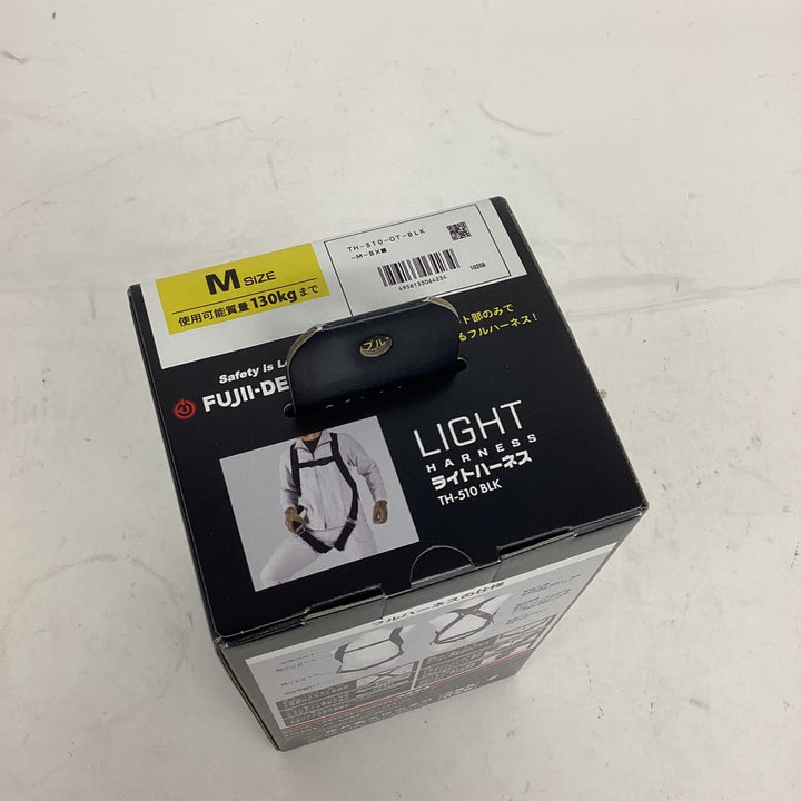 ◇ツヨロン(TSUYORON) 新規格 墜落制止用器具 ライトハーネス TH-510-OT-BLK-M-BX【狭山】