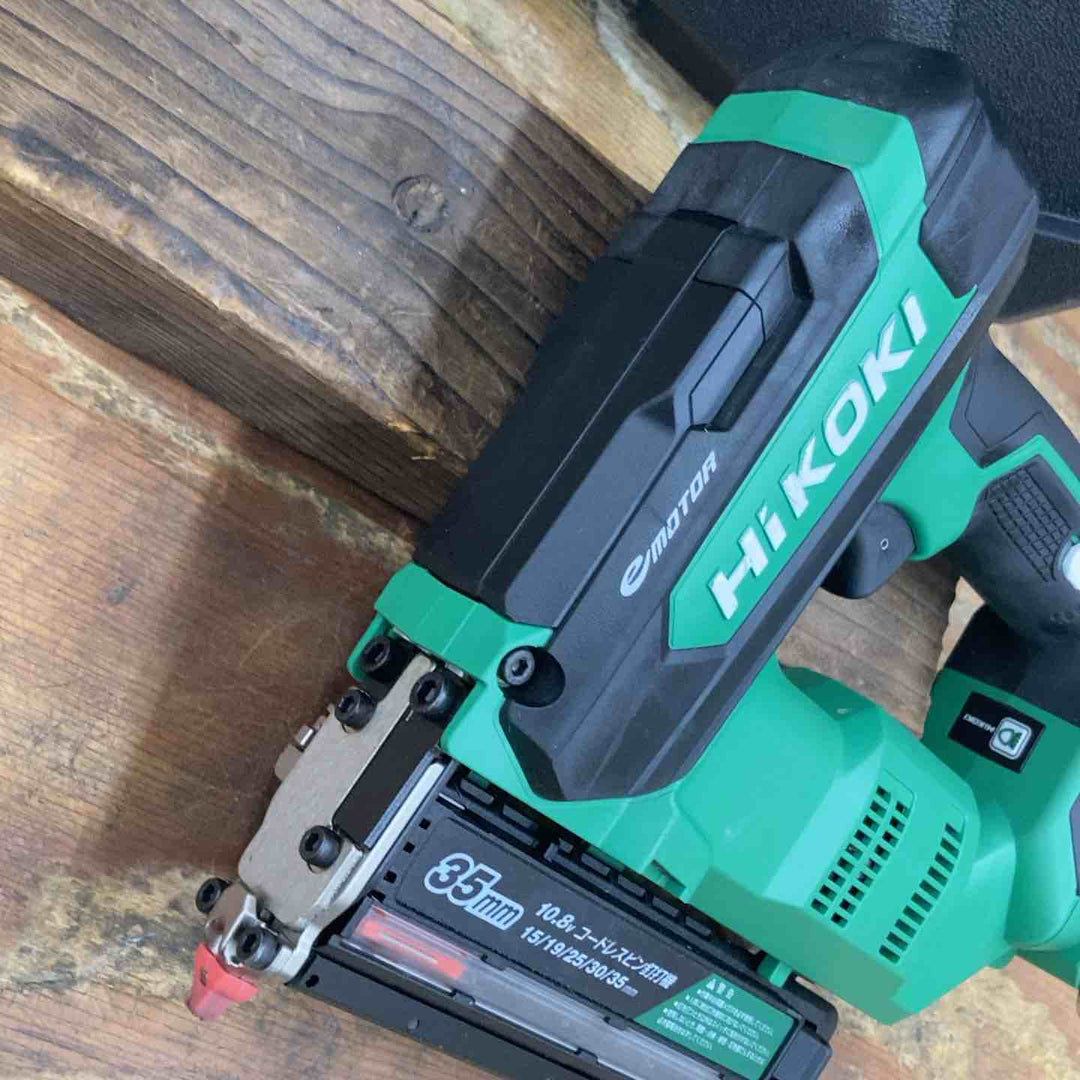 ◇HiKOKI(ハイコーキ) 10.8V 充電式ピン釘打機 4.0Ah蓄電池1個・急速充電器・ケース付 NP1235DA(LS)【柏店】