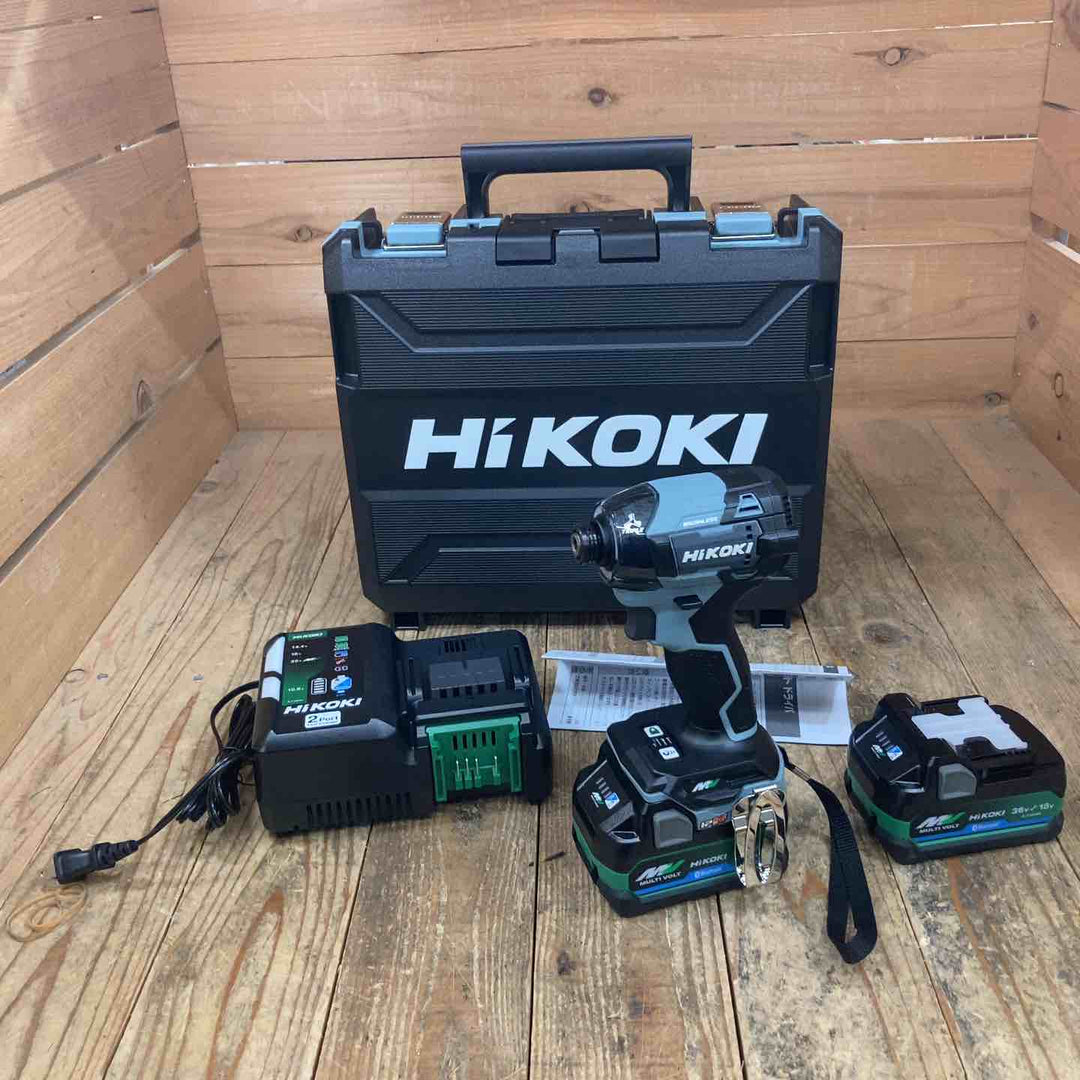 ★ハイコーキ(HIKOKI ※旧:日立工機) コードレスインパクトドライバー WH36DD(2XHSZ)(IG)【所沢店】限定色≪特価≫