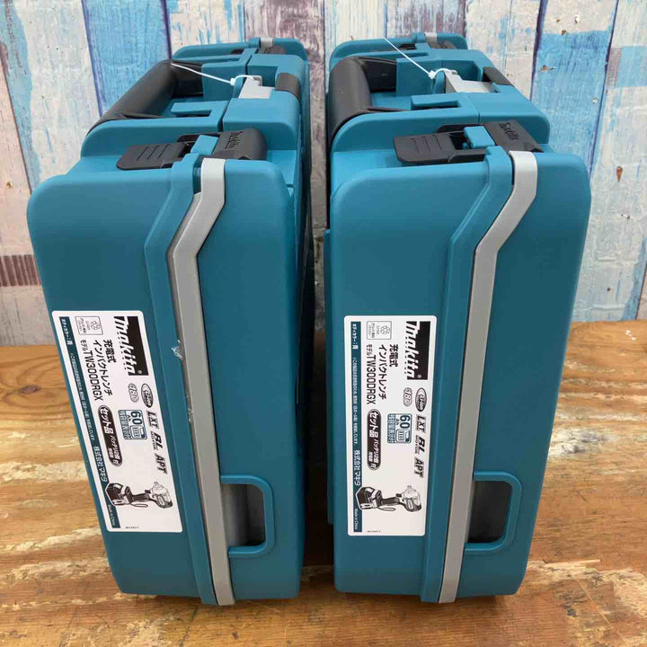【未使用品】マキタ makita コードレス インパクトレンチ TW300DRGX 2台セット まとめ売り 純正 フルセット【柏店】