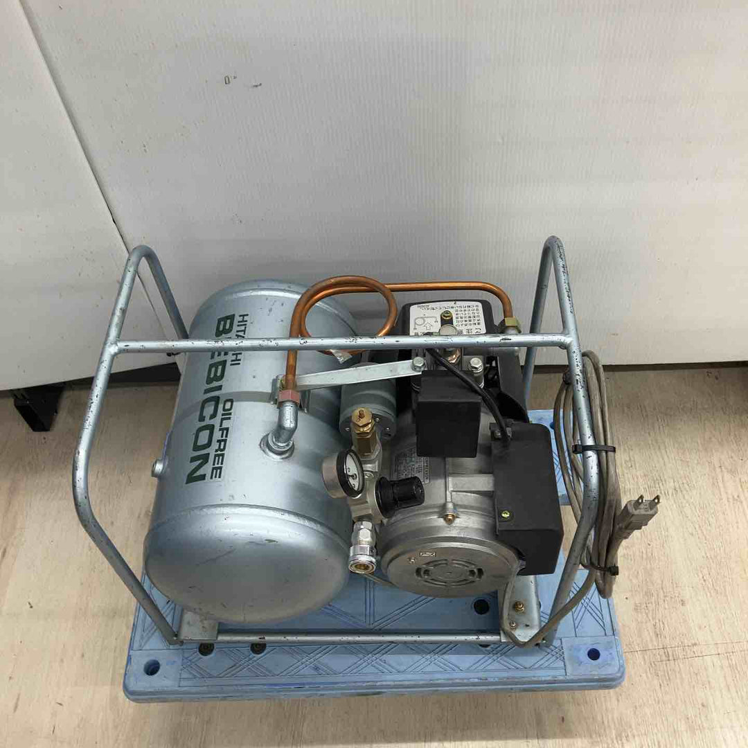 【店頭受取り限定】◇日立 /HITACHI オイルフリーベビコン 0.4OP-8SKA 100V【川越店】