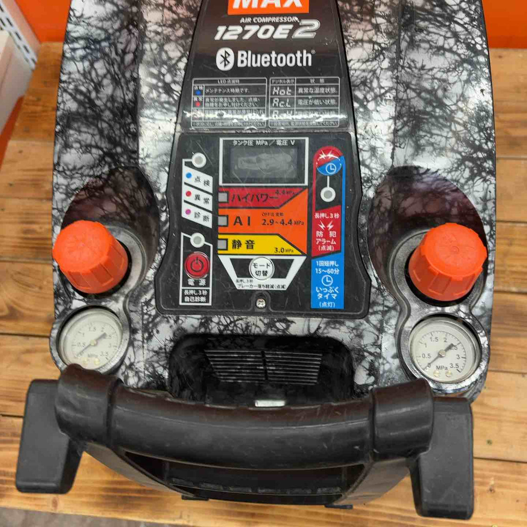 【中古品】マックス(MAX) 高圧専用エアコンプレッサ AK-HH1270E2 ガイアシルバー【所沢店】