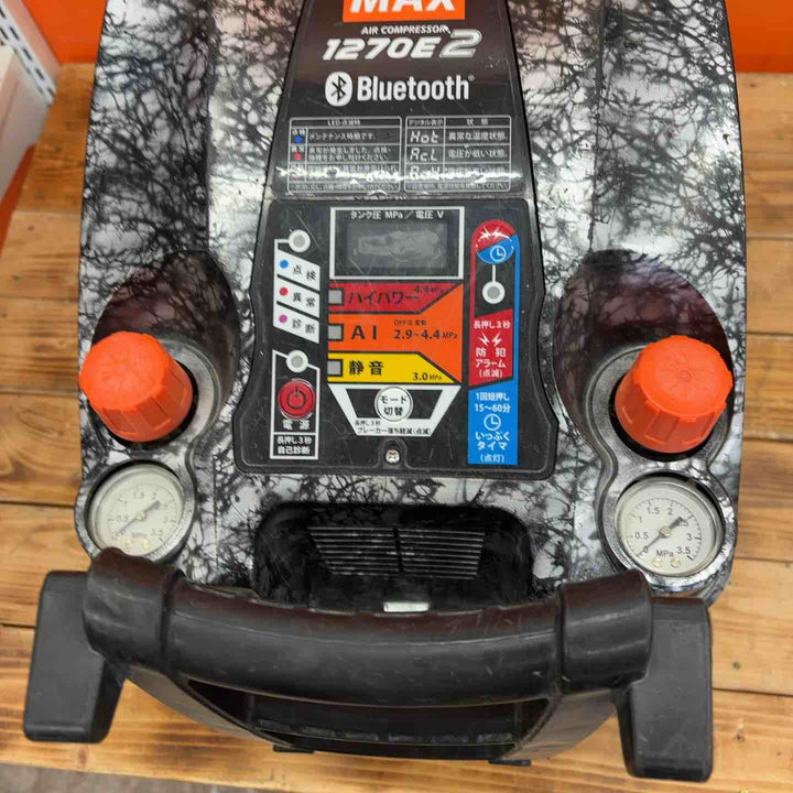 【中古品】マックス(MAX) 高圧専用エアコンプレッサ AK-HH1270E2 ガイアシルバー【所沢店】