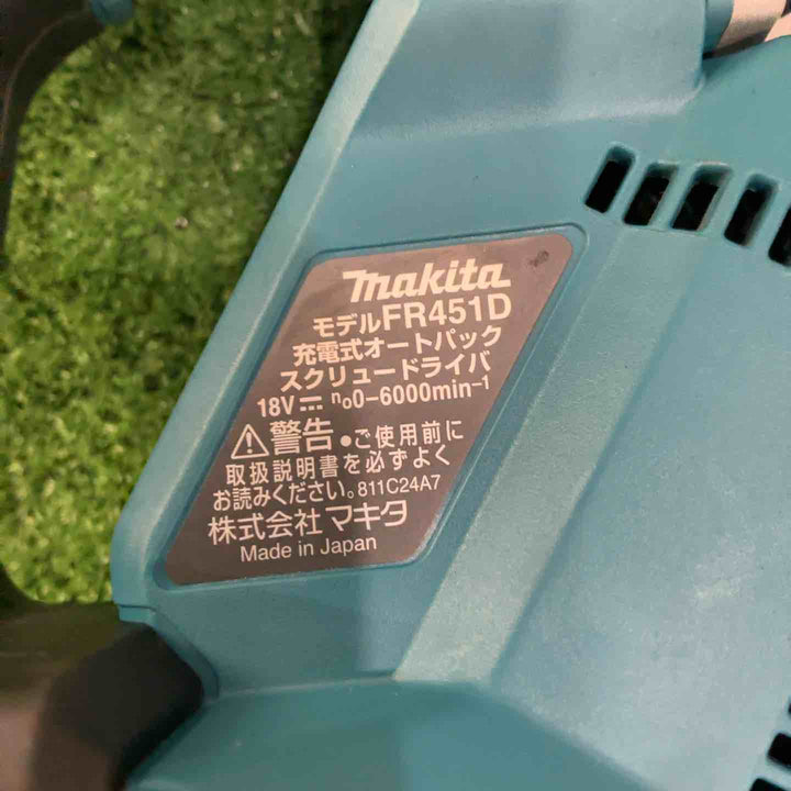 ★マキタ(makita) コードレスオートパックスクリュードライバー FR451DZ 18V 動作確認済【川口店】
