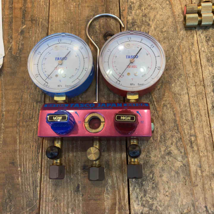 【中古品】TASCO タスコ ゲージマニホールド TA141L-1 TA140L【所沢店】
