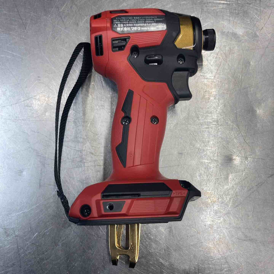 【未使用品(店頭展示品)】 マキタ(makita) コードレスインパクトドライバー TD173DZ 20周年 プレミアムレッド 【東大和店】