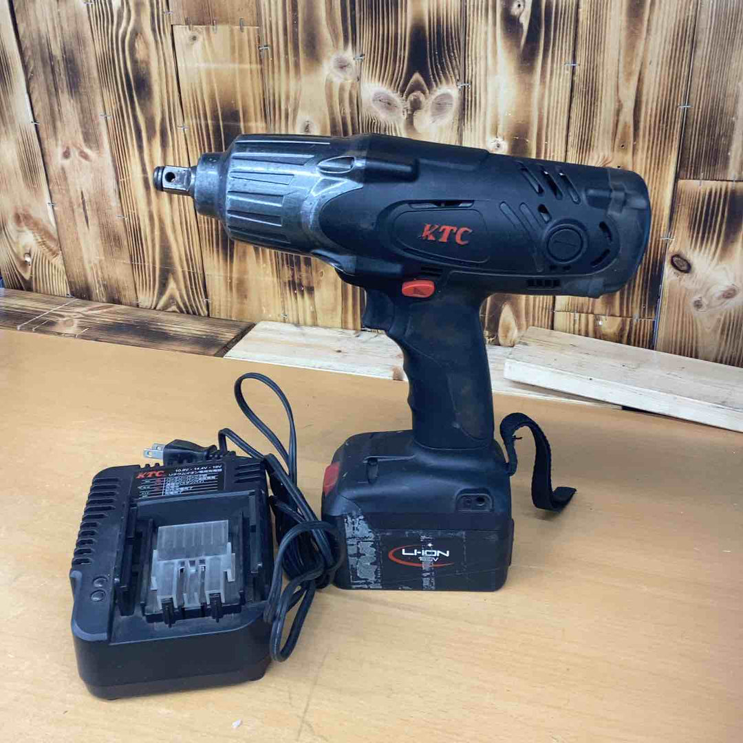 KTC インパクトレンチ JAE472 充電器JHE180H バッテリーJBE18030H ケース無し【越谷店】