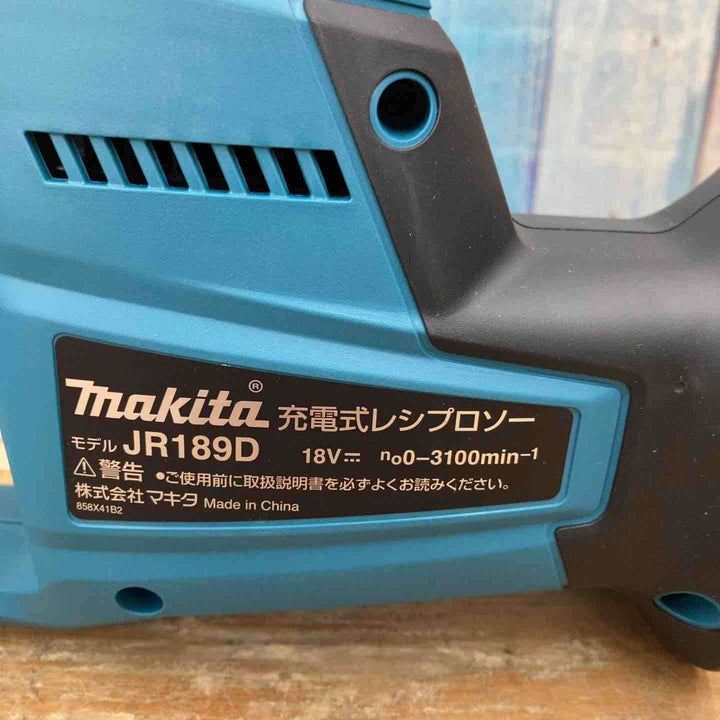 ★マキタ(makita) コードレスレシプロソー JR189DZ【越谷店】