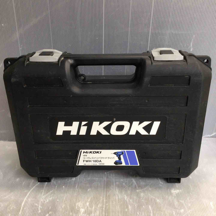 ◇ハイコーキ(HIKOKI ※旧:日立工機) コードレスインパクトドライバ FWH18DA(2BG)【草加店】