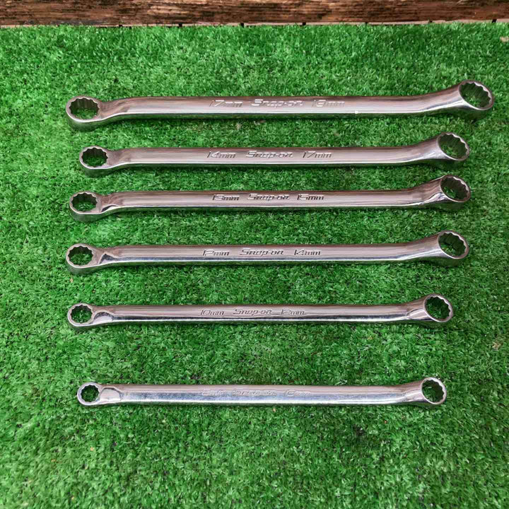 スナップオン(Snap-on)オフセットメガネレンチ XBM1719A/1417A/1315A/1214A/1012A/810A/ 6本セット【川越店】