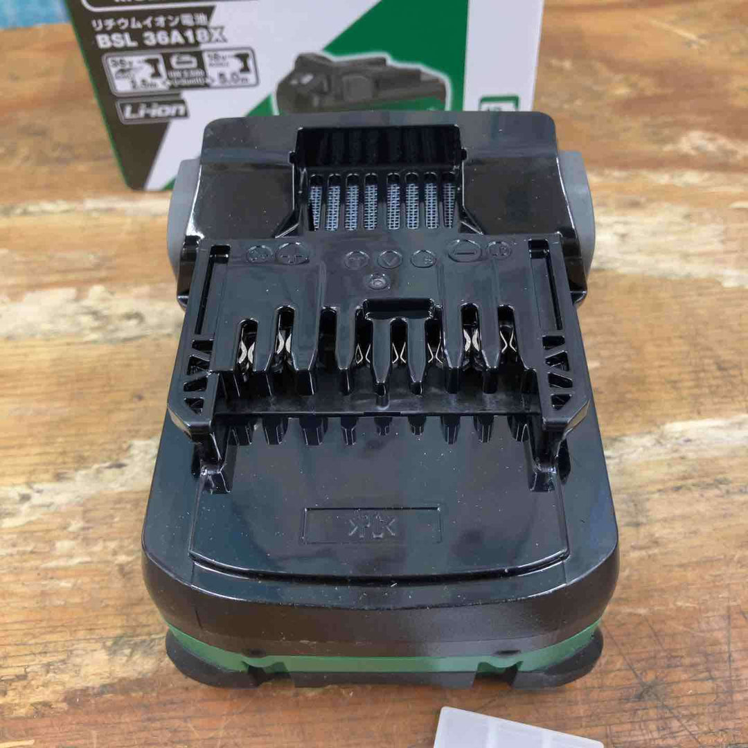 【未使用品】純正品 ★ハイコーキ(HIKOKI ※旧:日立工機) リチウムイオンバッテリー 36V/2.5Ah BSL36A18X【柏店】