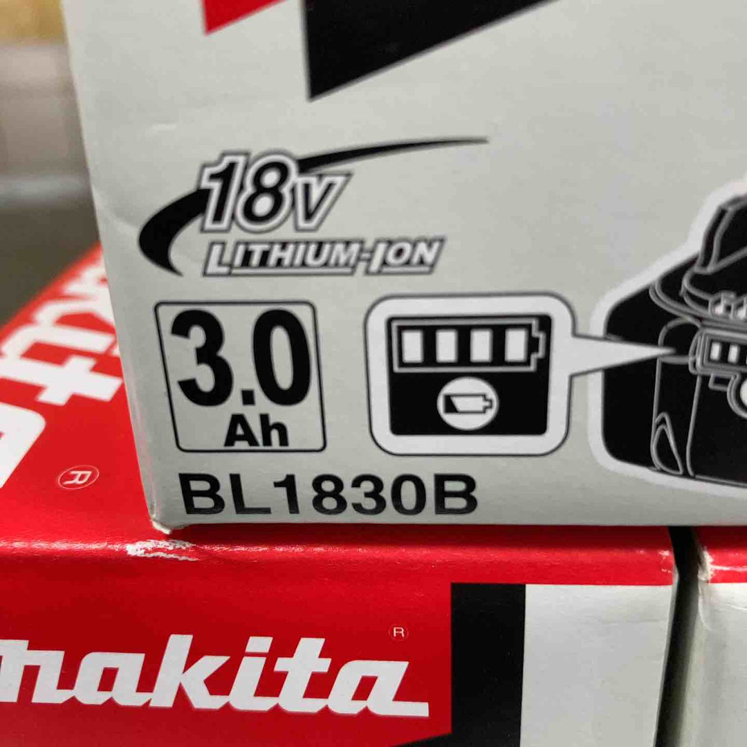 マキタ(makita) リチウムイオンバッテリー 18V/3.0Ah BL1830B　3個セット【川崎店】
