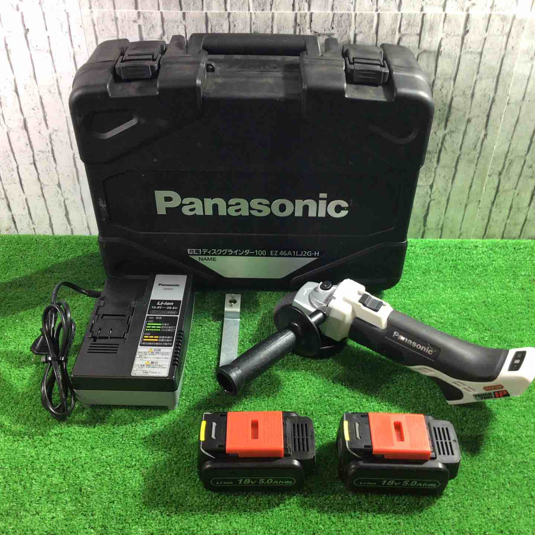 ☆パナソニック(Panasonic) 100mmコードレスディスクグラインダー  EZ46A1LJ2G-H【川口店】