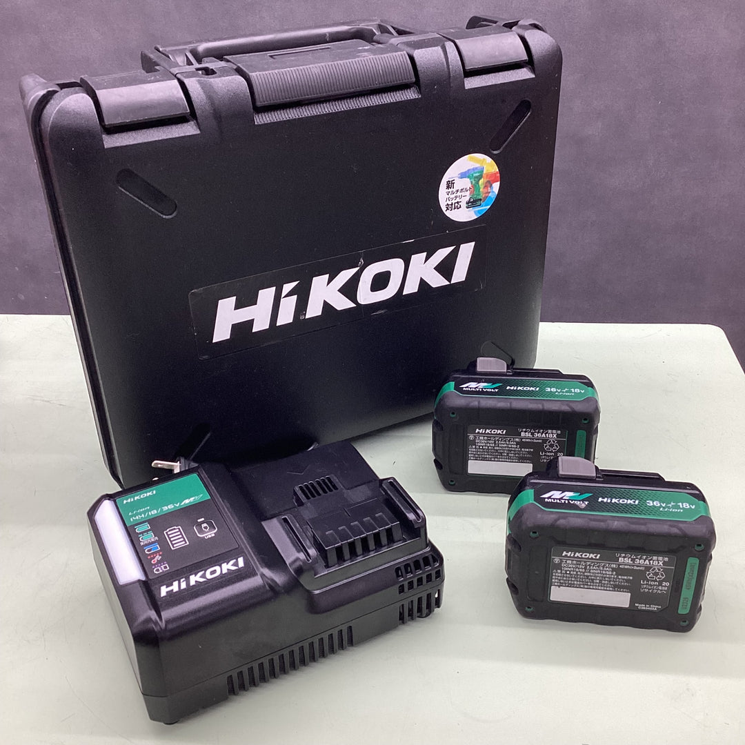 〇HiKOKI(ハイコーキ) 14.4V 18V共用 コードレス静音インパクトドライバ 充電式 新型マルチボルト蓄電池2個・充電器・ケース付 WHP18DBL(2LXPKZ)【越谷店】