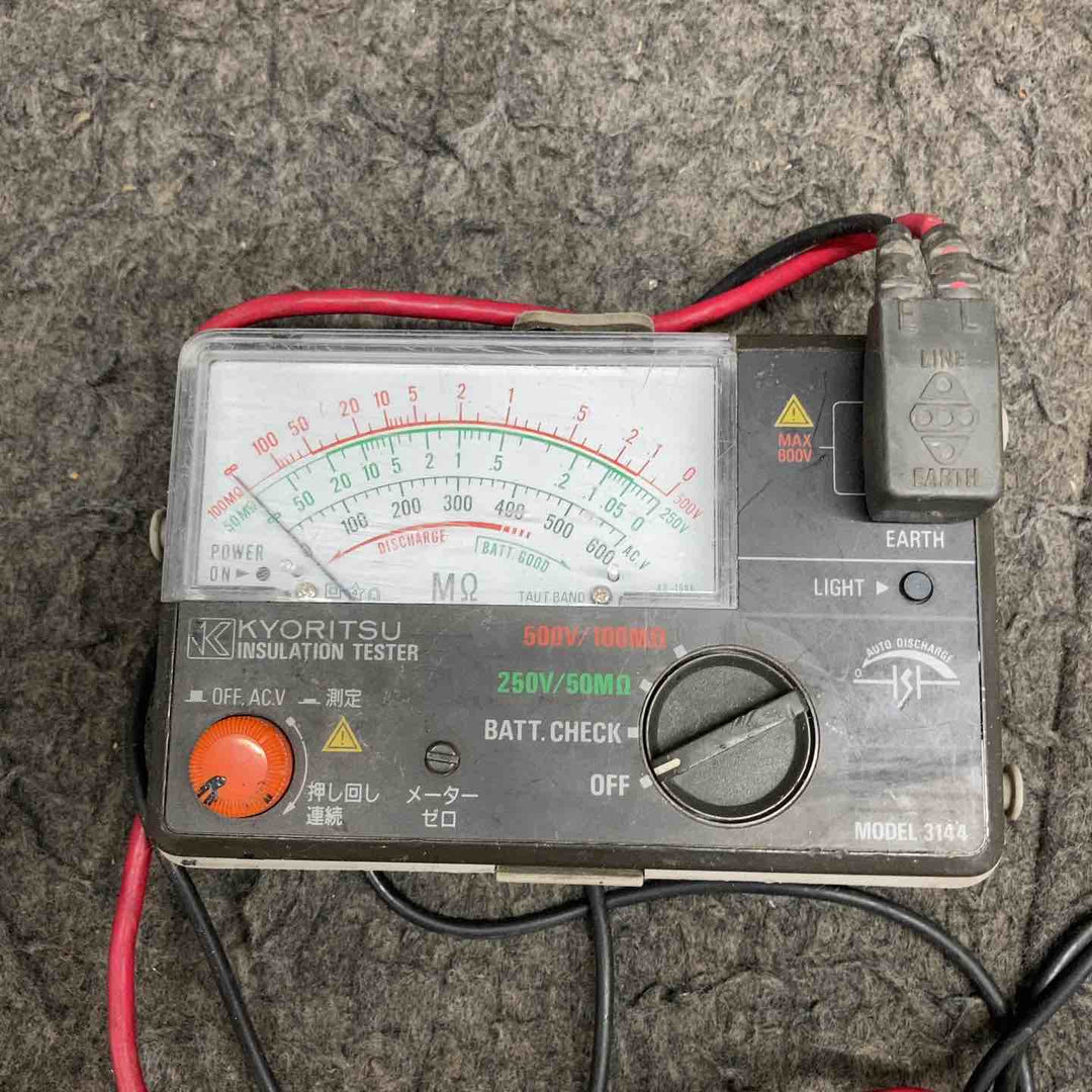 【現状品】◇共立電気計器(KYORITSU) 絶縁抵抗計 3144【鴻巣店】
