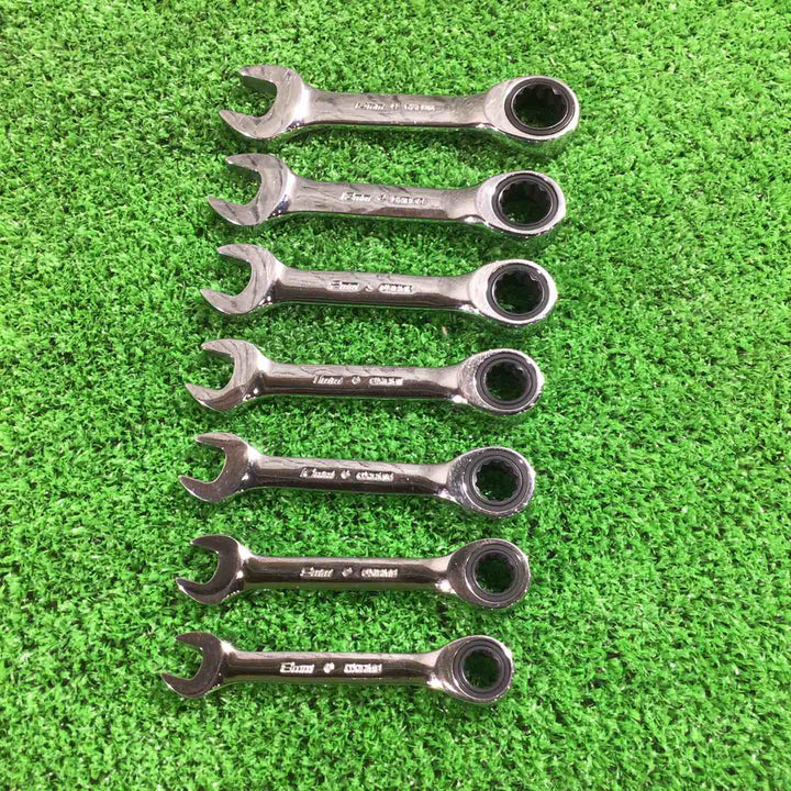 スナップオン(Snap-on) ミジェットコンビネーションギアレンチ7本セット OXIRM707【川口店】