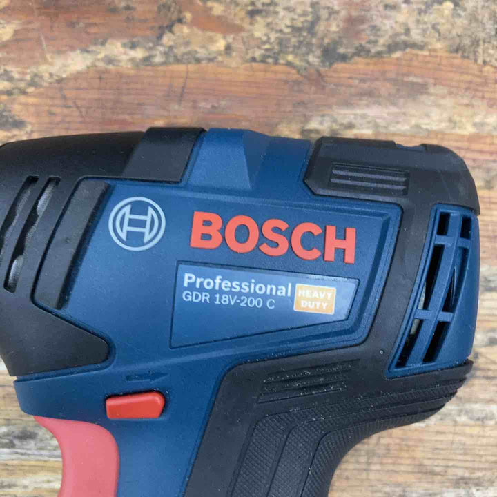 ◇ボッシュ(BOSCH) コードレスインパクトドライバー (6.0Ahバッテリー2個・充電器・キャリングケース付) GDR18V-200C6【柏店】