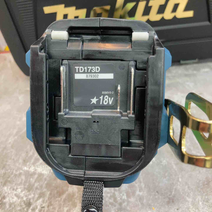 【未使用品】 本体+ケース マキタ makita コードレスインパクトドライバー TD173DZPB LXT20周年記念 プレミアムブルー【八潮店】