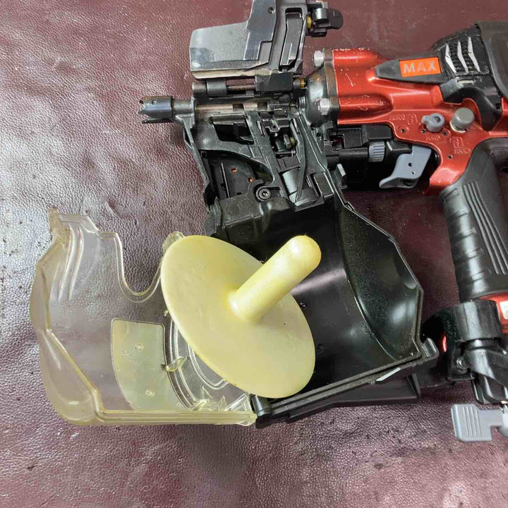 【中古品】★マックス(MAX) 高圧用釘打ち機 HN-75N4(D)_マットマイスターレッド ソフトケース付き【東大和店】