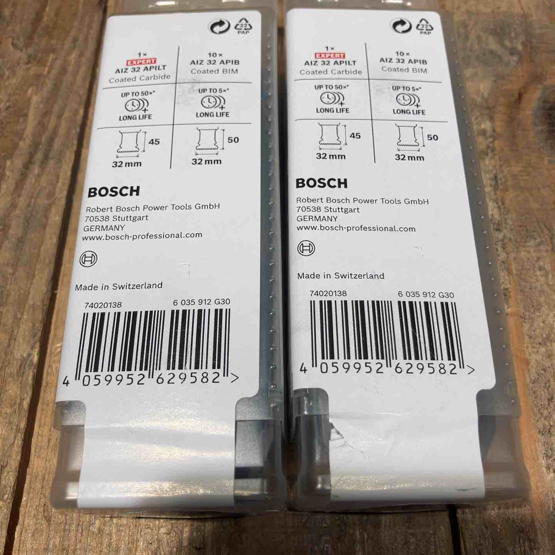 【未使用品】ボッシュ(BOSCH) マルチツールブレードスターロック AIZ32APIB/10 10枚入り+超硬刃AIZ32APILT 1枚 2セット【所沢店】