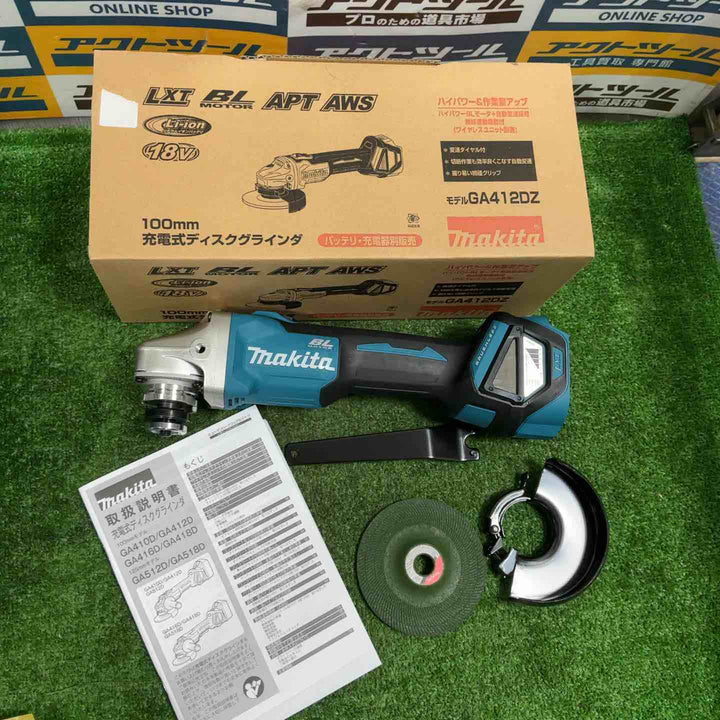 ★マキタ(makita) 100mmコードレスディスクグラインダ GA412DZ【草加店】
