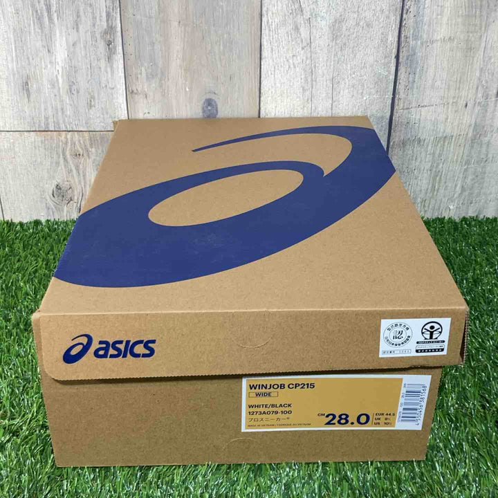 ◇[アシックス] ワークシューズ ウィンジョブ CP215 ホワイト/ブラック 28.0 cm 3E【戸田店】
