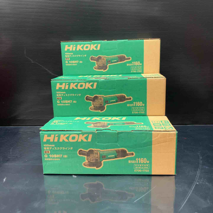 売り切り！【未使用品】ハイコーキ(HIKOKI ※旧:日立工機) 100mm ディスクグラインダー 6個セット G10SH7(S)【川越店】