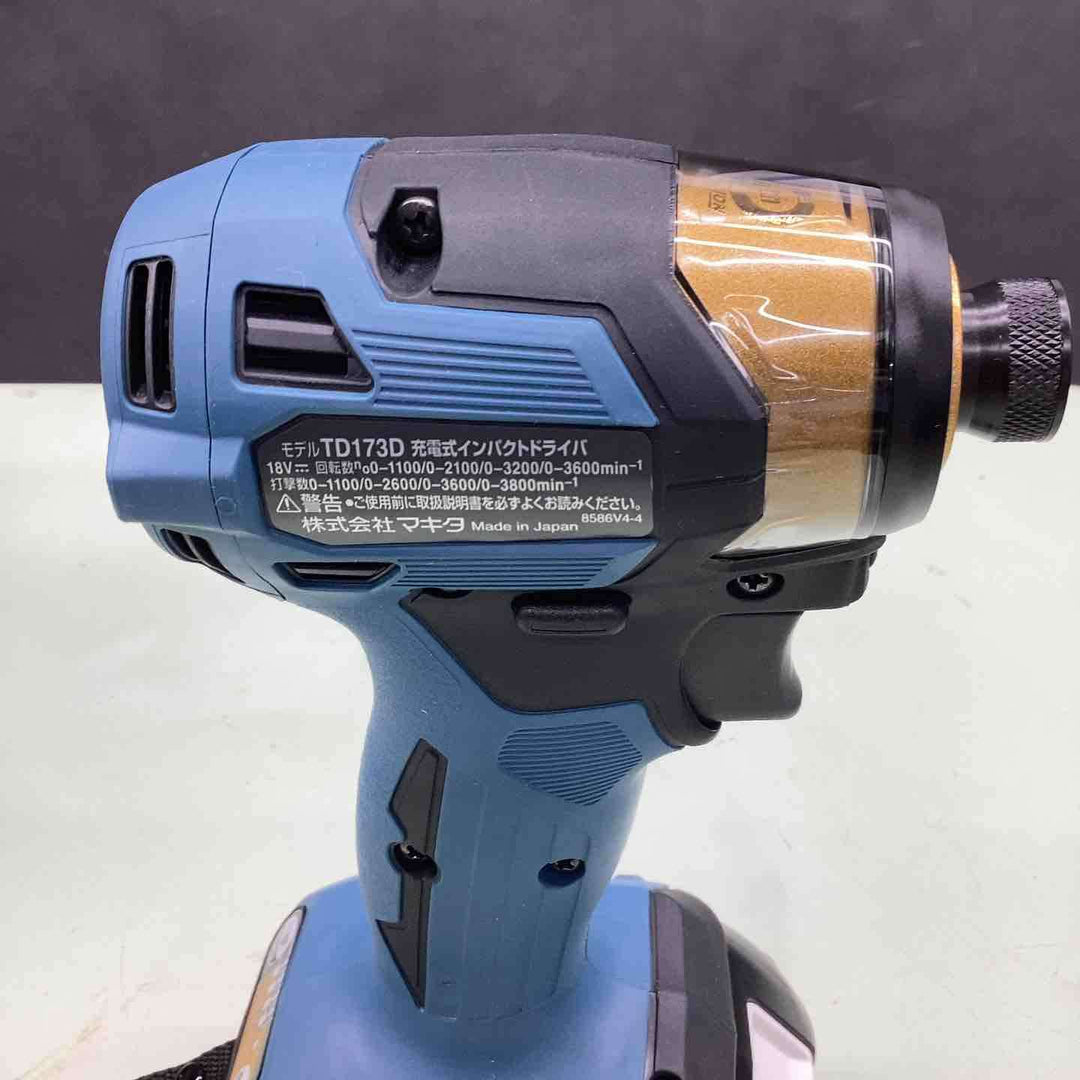 ★マキタ(makita) コードレスインパクトドライバー TD173DGXPB LXT20周年記念限定カラー  プレミアムブルー【越谷店】