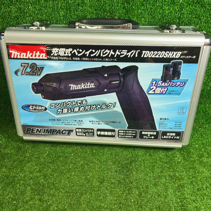 【未使用品】マキタ(makita) コードレスペンインパクトドライバー TD022DSHXB【電材館越谷店】