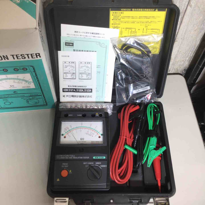 【未使用品】 共立電気計器 KYORITSU 高圧絶縁抵抗計 KEW3123A 【戸田店】