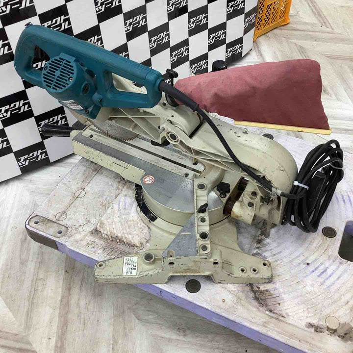 マキタ(makita) 216mm卓上スライド丸ノコ LS0811 ロックオフボタン効かず グリップ曲がり有 ストッパピン丸い所にない 保証なし【越谷店】