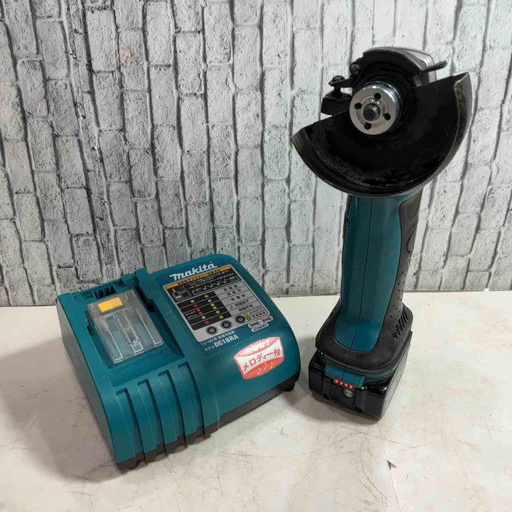 ☆マキタ(makita) 100mmコードレスディスクグラインダー GA400DRF 14.4V 動作確認済み【川口店】