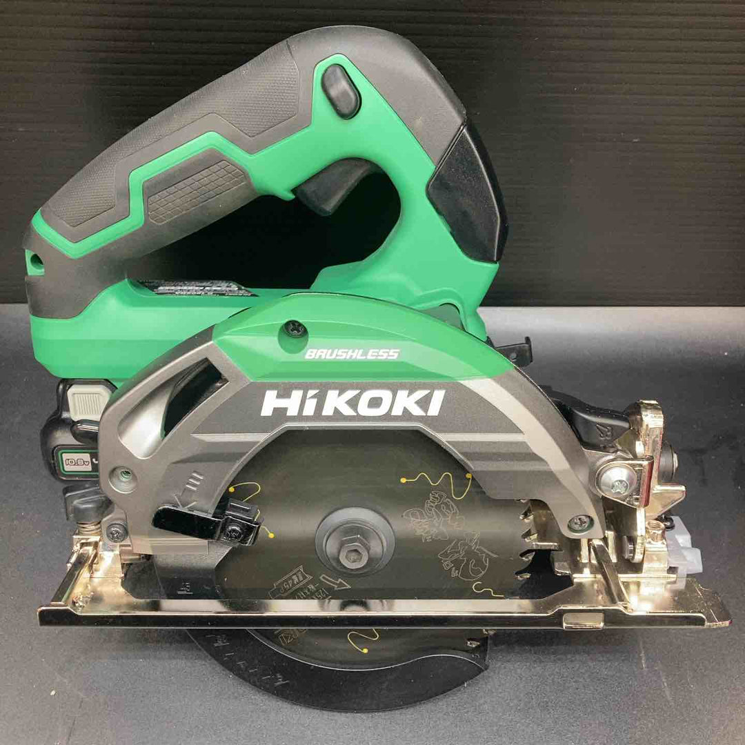 HiKOKI(ハイコーキ) 10.8V 充電式 丸のこ C1205DA 125mm アグレッシブグリーン 軽量2.2kg 蓄電池2個・充電器・ケース付 C1205DA(2LSP)【川越店】