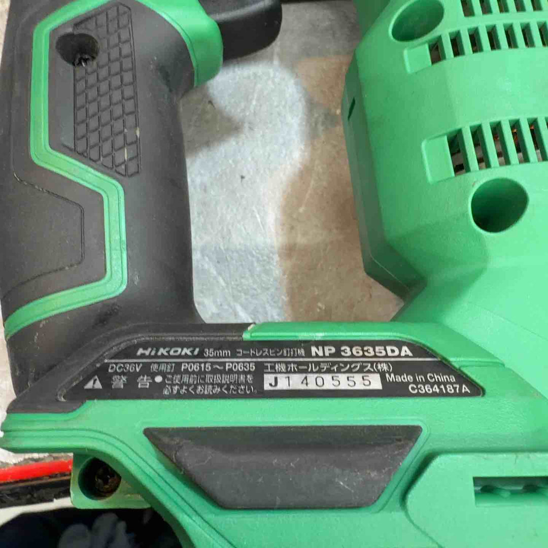 ★ハイコーキ(HIKOKI ※旧:日立工機) コードレスピンネイラ NP3635DA(XPZ)【八潮店】