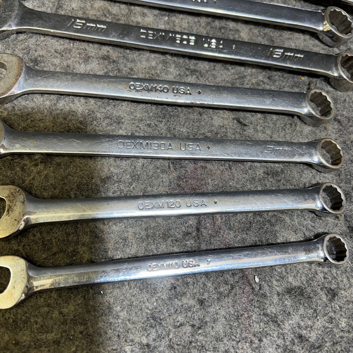 Snap-on/スナップオン コンビネーションレンチ 10本セット OEXM110/120/140/170 130A 160B/210B/220B/230B/240B 　【桶川店】