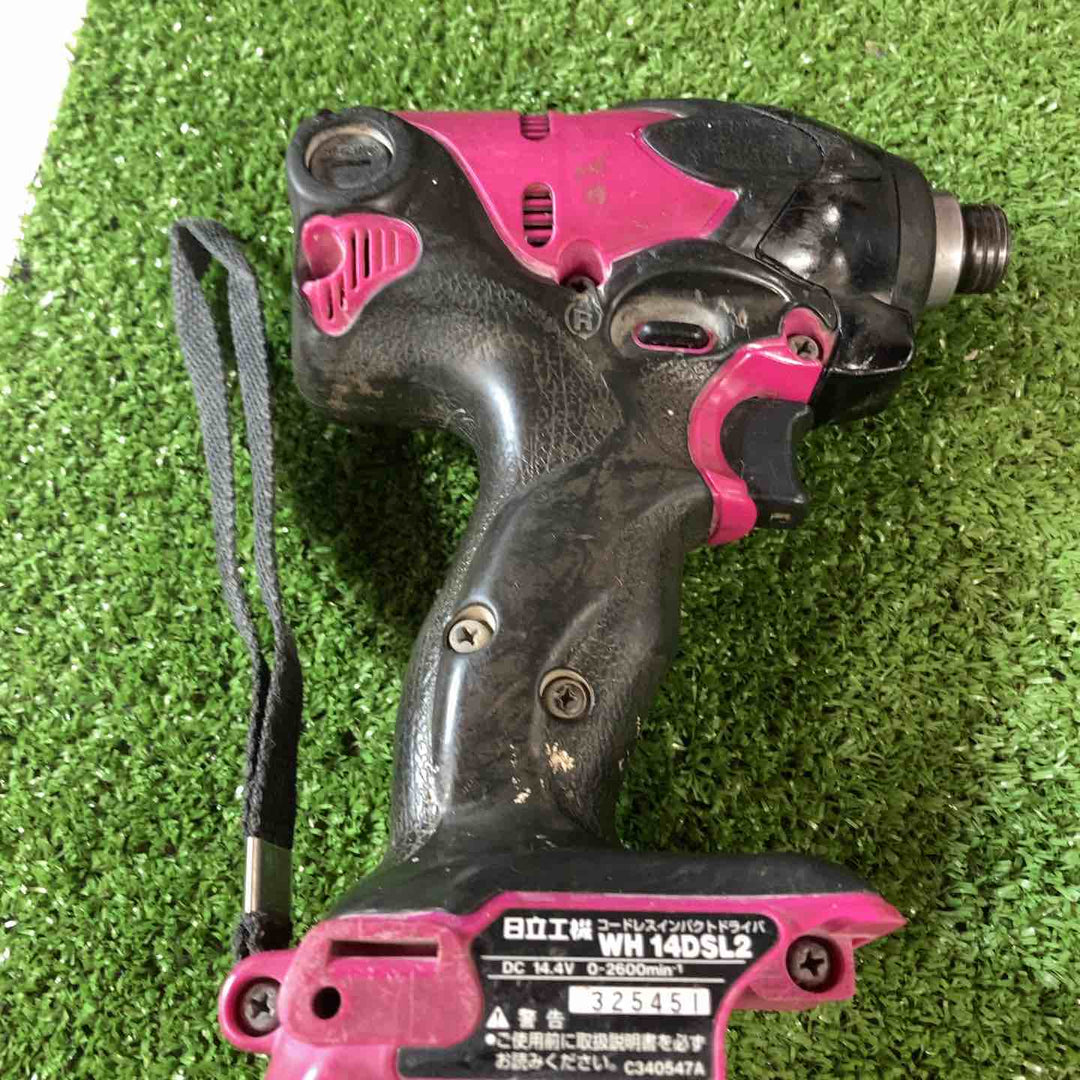 ◇ハイコーキ(HIKOKI ※旧:日立工機)  コードレスインパクトドライバ パワフルレッド WH14DSL(2SLCK)(R)【川崎店】
