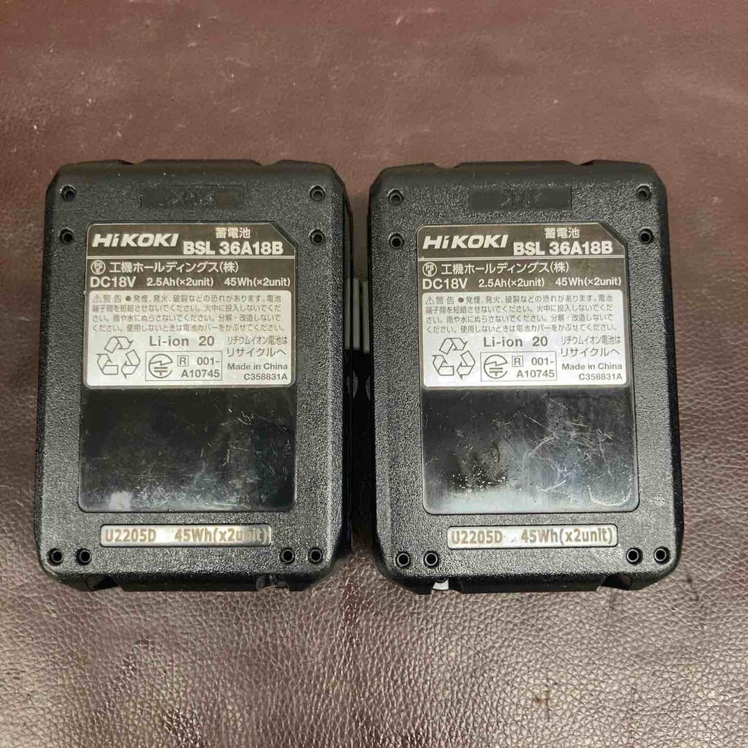 【中古品】 ハイコーキ(HIKOKI ※旧:日立工機) コードレスインパクトドライバー WH36DC(2XPSZ)(CB) 【東大和店】