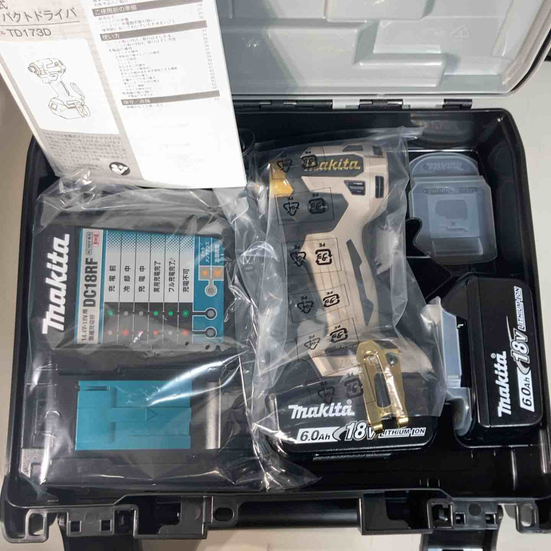 ◇マキタ18V充電式インパクトドライバ 4台セットTD173DGXPB・ PY・PG・PR 純正バッテリ付【戸田店】