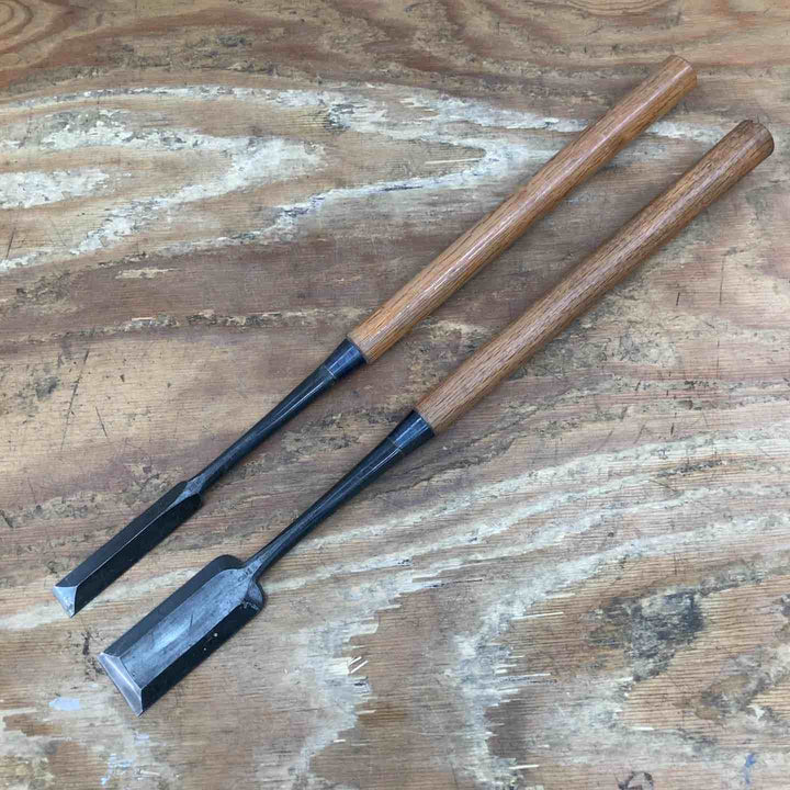 【中古品】　「重國」銘 突き鑿 のみ 木工 和工具 Japanise Chisel【柏店】
