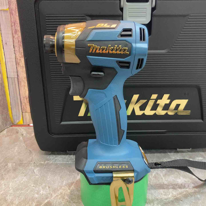 【未使用品】 本体+ケース マキタ makita コードレスインパクトドライバー TD173DZPB LXT20周年記念 プレミアムブルー【八潮店】