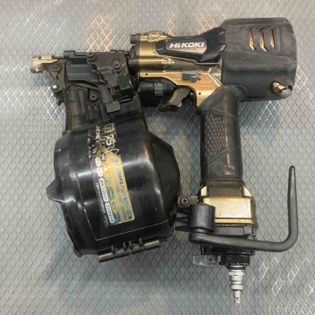 【中古品】ハイコーキ(HIKOKI ※旧:日立工機) 高圧エア釘打ち機 NV75HR2(S)【所沢店】