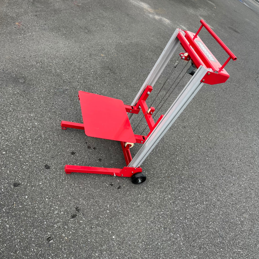 【中古品/店頭受取り限定】Logisticar ミニアルミナムハンドスタッカー 最高位128cm 80kg 荷台板【東大和店】