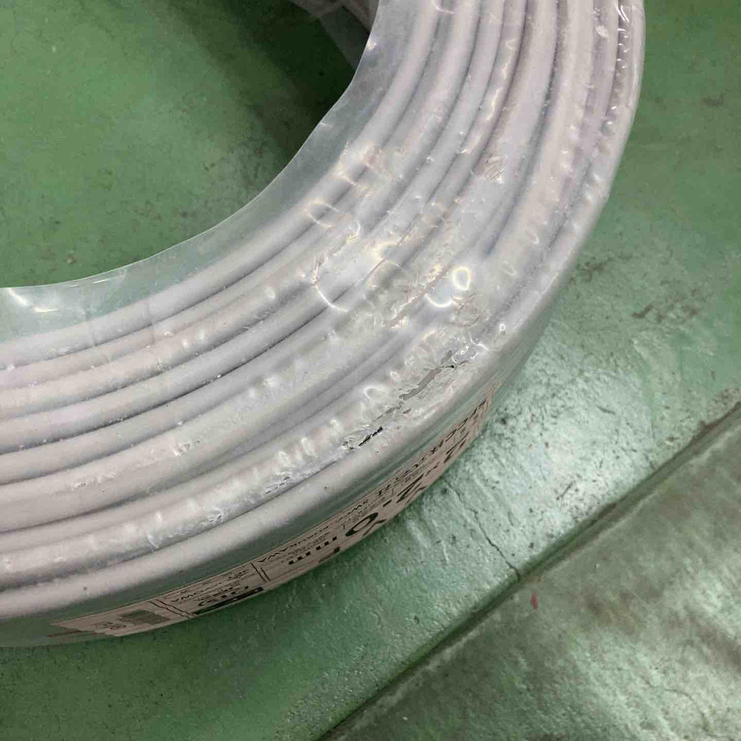 SFCC VVF LFV 2×2.0mm 100m 灰（黒・白）1巻 製造：令和6年8月【桶川店】