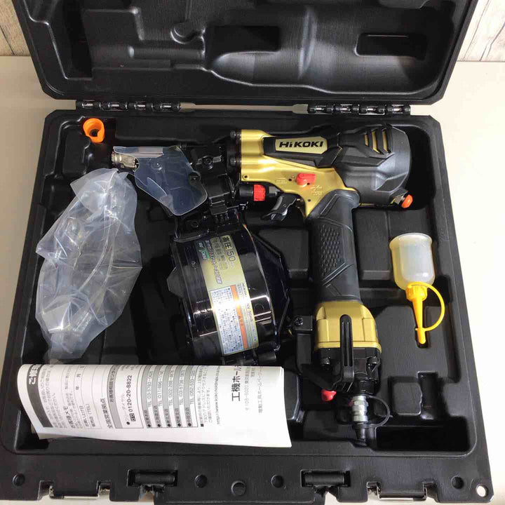 【未使用品】★ハイコーキ(HIKOKI ※旧:日立工機) 高圧エア釘打ち機 NV50HR(S)【戸田店】
