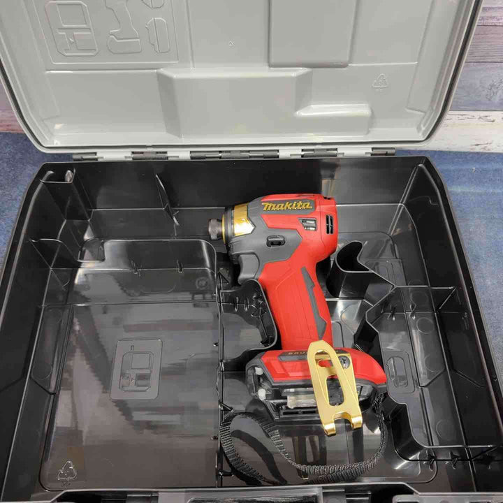 ◇マキタ(makita) コードレスインパクトドライバー TD173DZPR LTX20周年限定色 プレミアムレッド 【本体+ケースのみ】【八潮店】